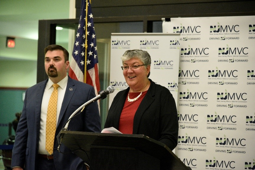 MVC Chief Administrator Sue Fulton announces availability of REAL ID