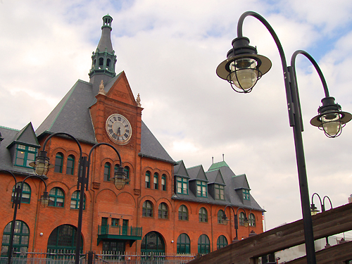 The magnificent Central Railroad of New Jersey Terminal in Jersey City was once the gateway to America for many immigrants