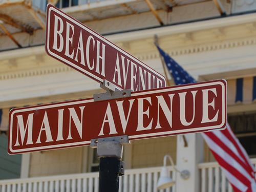 Corner of Beach and Main, Ocean Grove, NJ