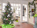 Solarium Christmas Tree