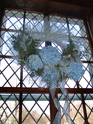 Library - "Peace shines through the holiday" by the Hunterdon Hills Garden Club