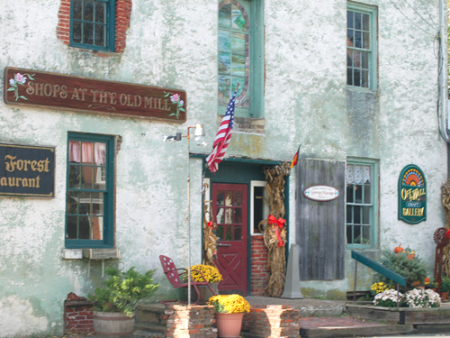 Craft shops at the Old Mill, South Main Street in Allentown