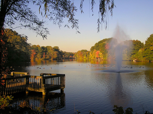 Gropp's Lake in Hamilton, Mercer County