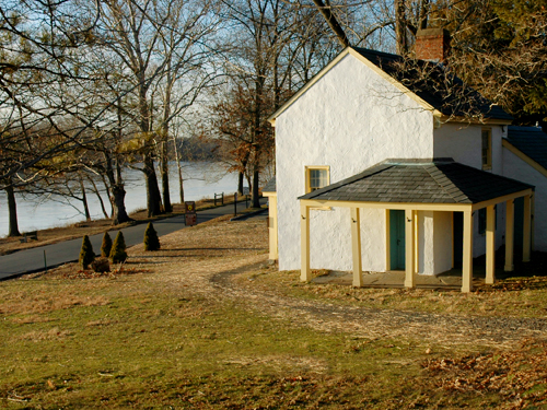The Nelson House on the Delaware at Washington's Crossing, Mercer County