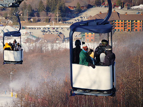 Cabriolet gondolas at Mountain Creek Ski Resort, Sussex County