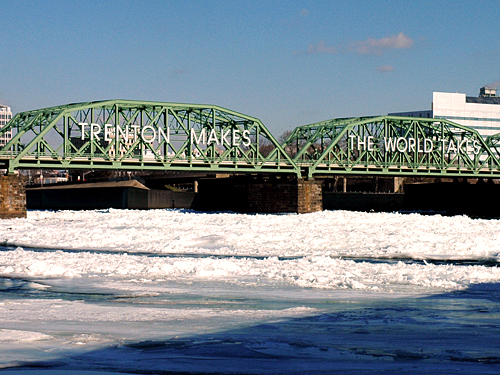 Famous words that boast of the city's industrial past on the Delaware, Trenton