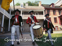 Revolutionary soldgers marching