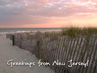 Photo of a dune at the New Jersey shore