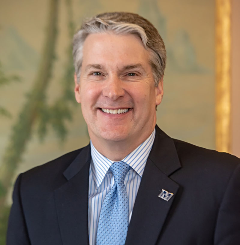 Monmouth University President Patrick Leahy