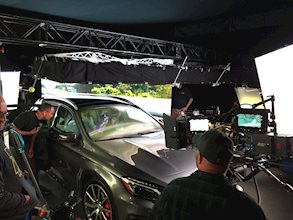 PRG’s Enhanced Environments uses projection, LED, and lighting to create natural-looking locations backgrounds and reflections on set.