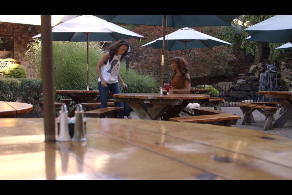 The Barnyard & Carriage House's outdoor seating area