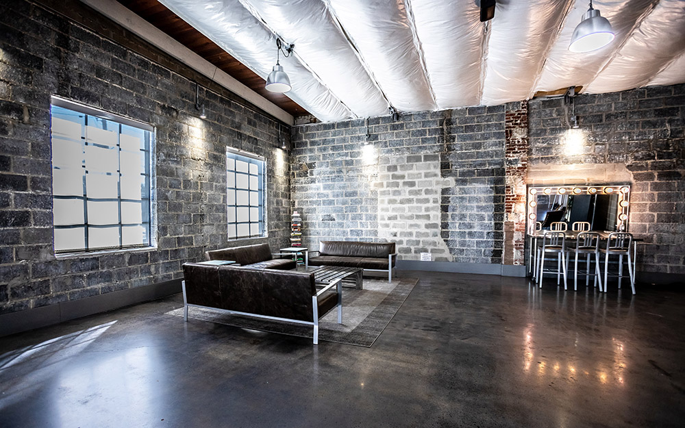 Studio D with ample natural light