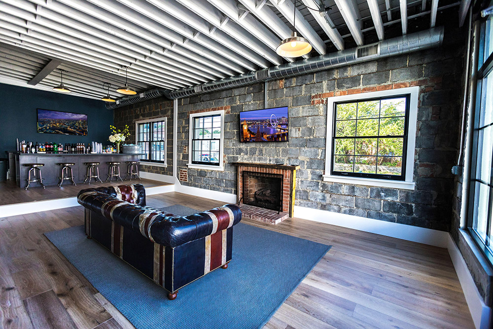 The Annex lounge area with ajoining open space