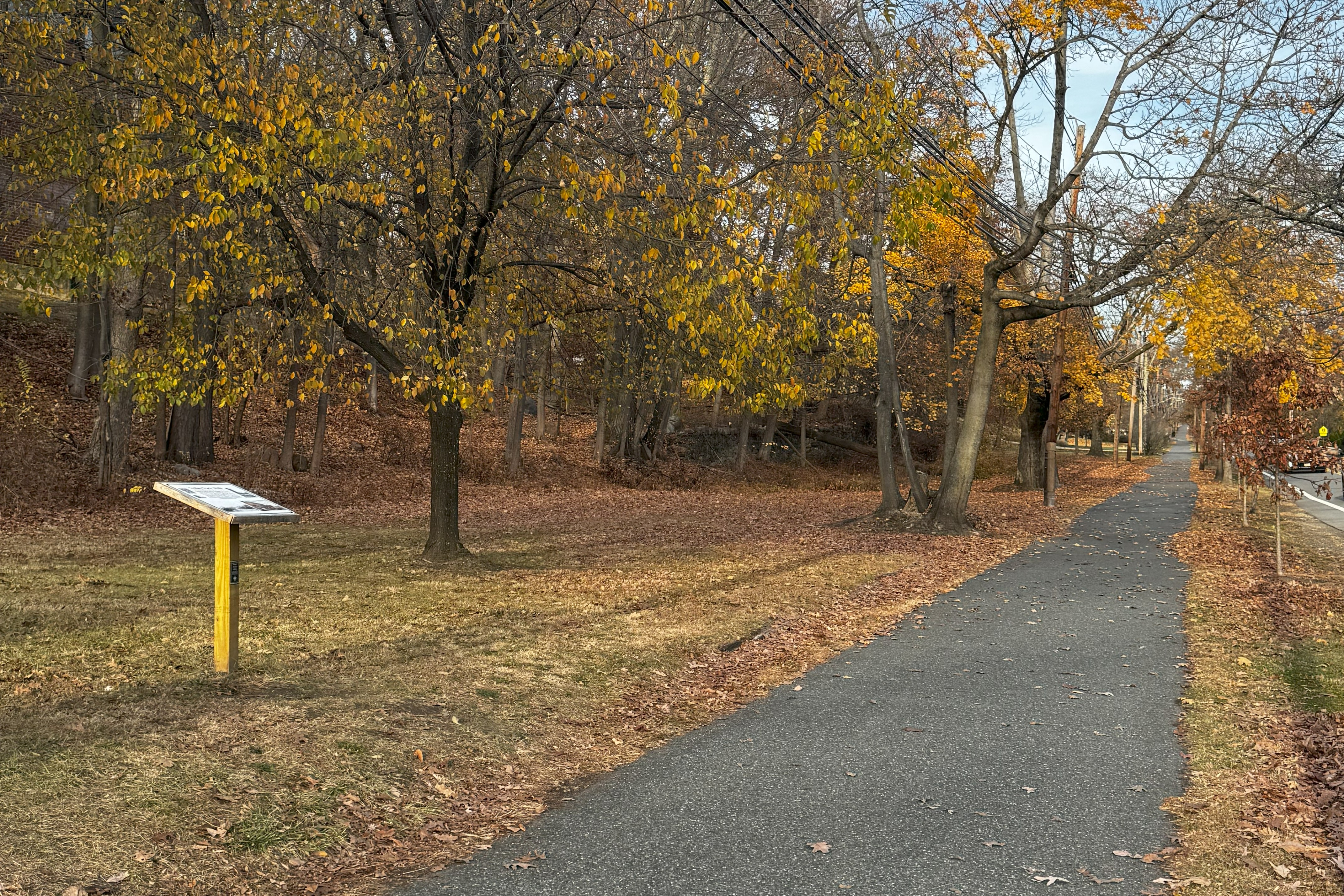 paved walking trail