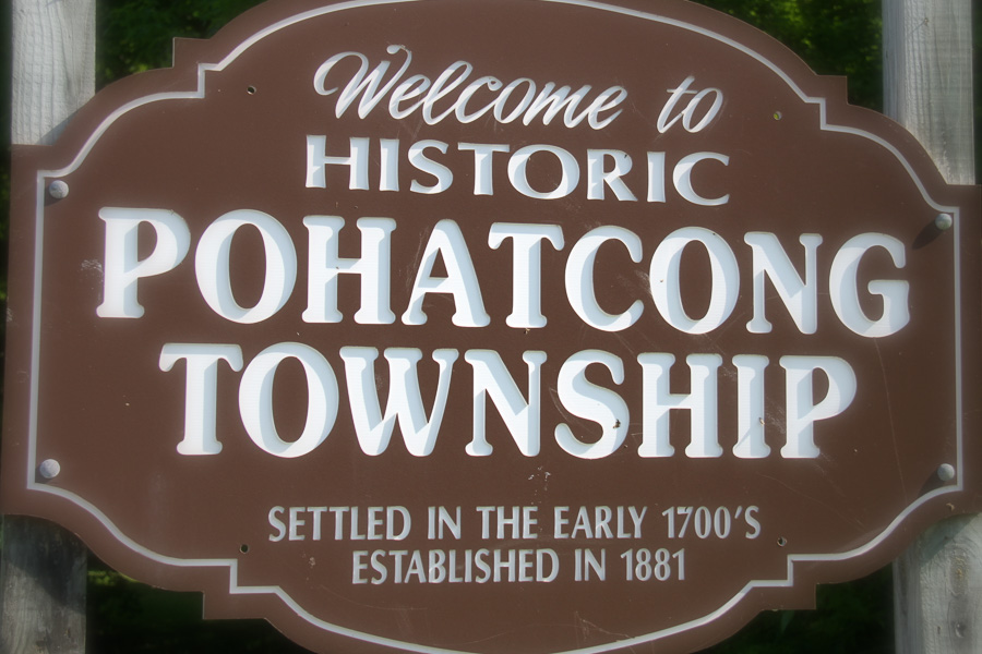 pohatcong township welcome sign