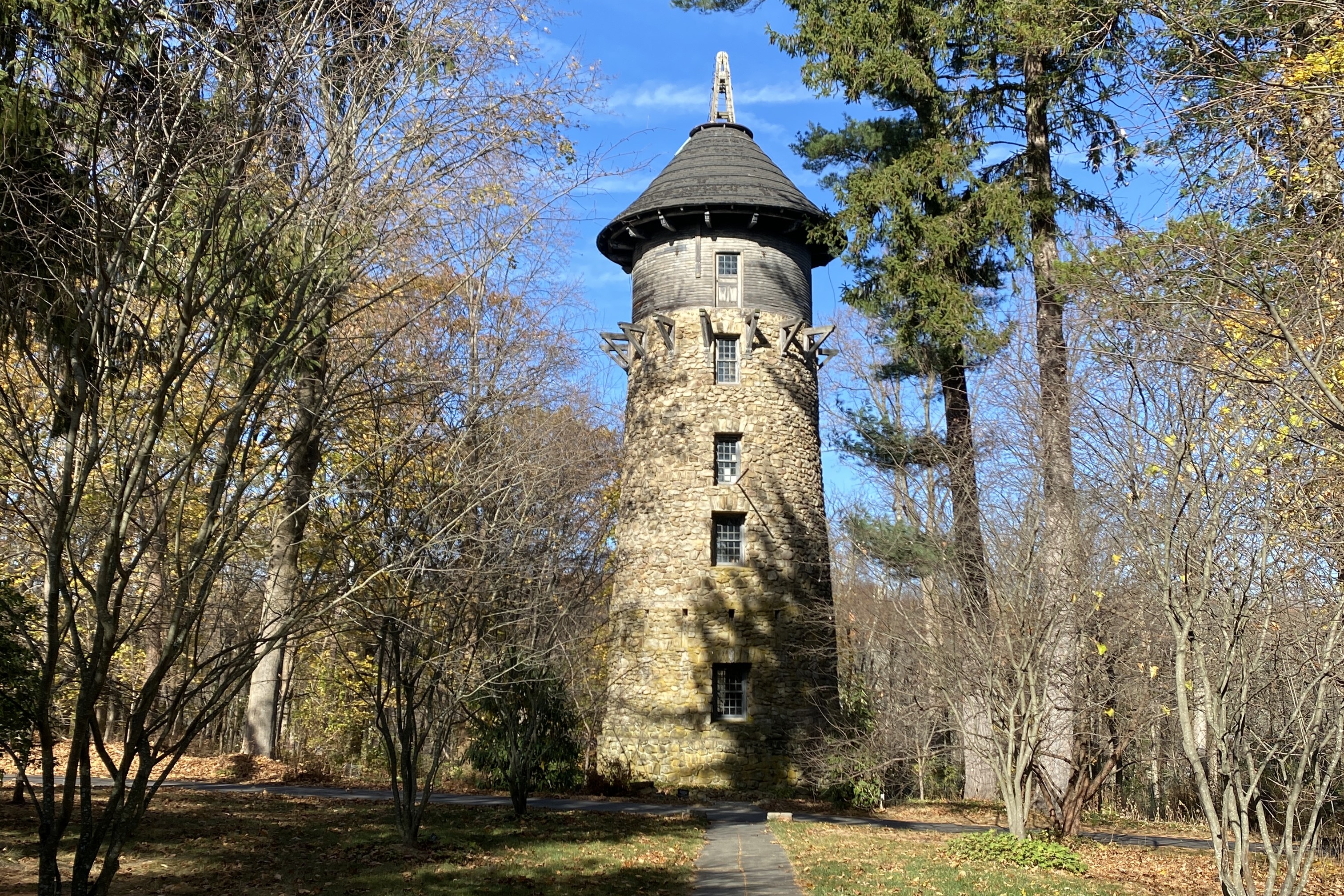 gardens with tower