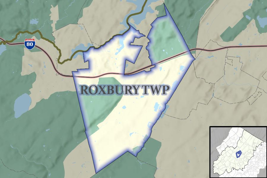 Roxbury Township map