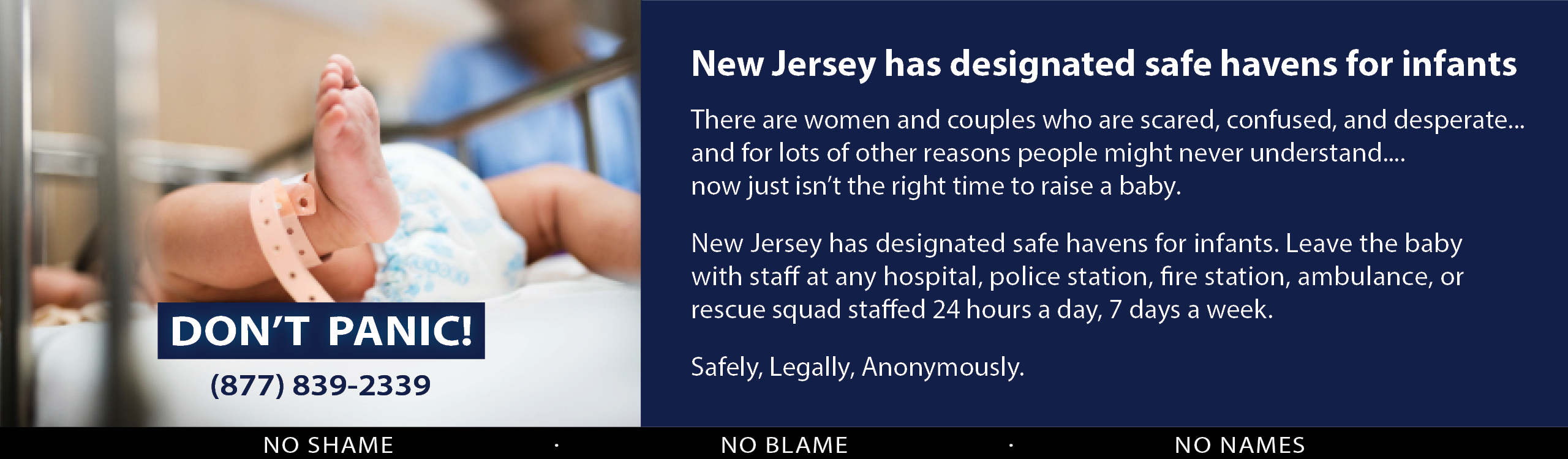 New Jersey has a safe haven for unwanted infants