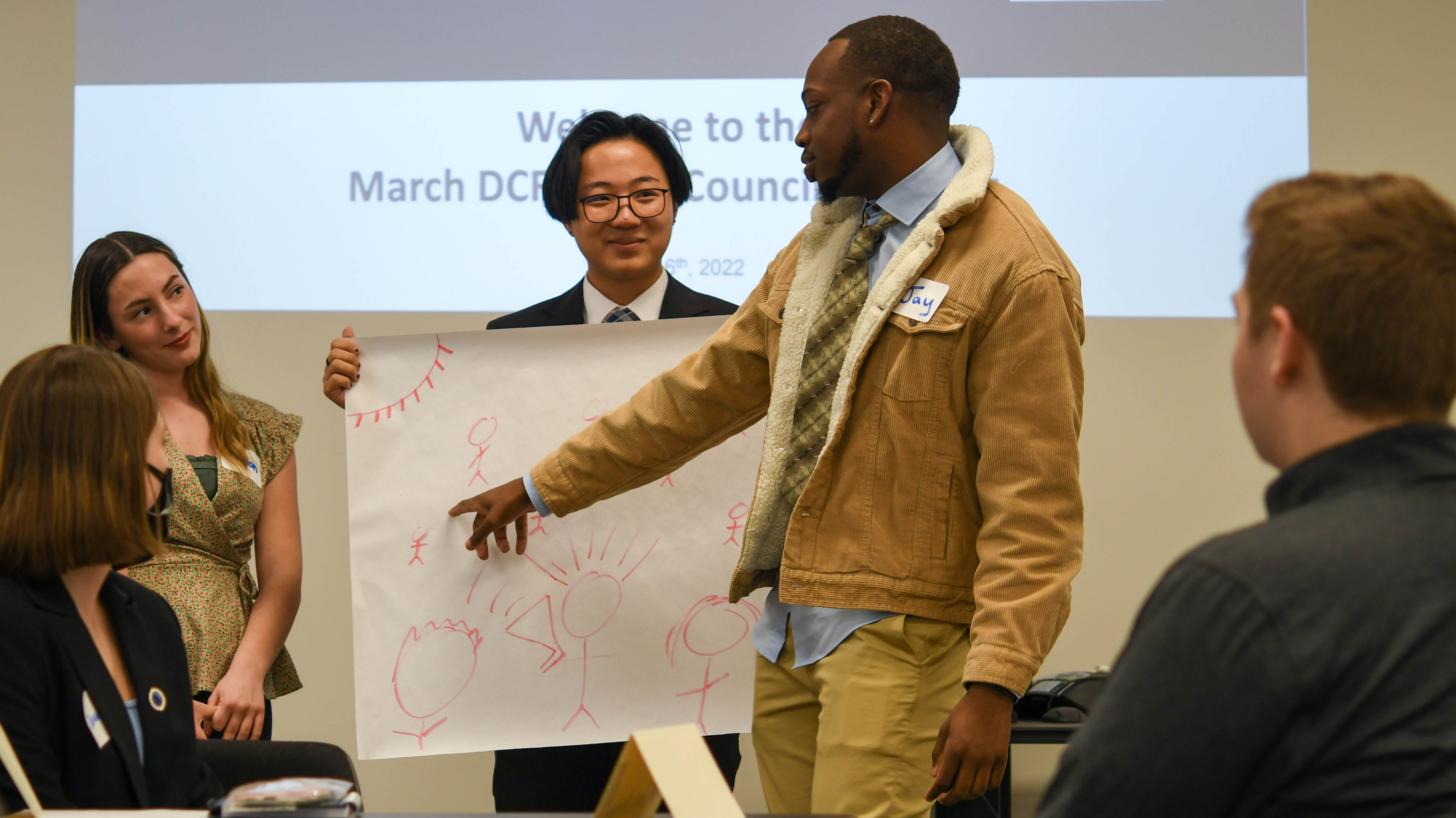 Photo of participants of the recent Youth Council meeting