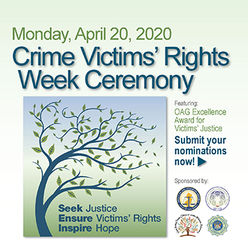 Crime Victims' Rights Week Ceremony