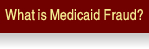 What is Medicaid Fraud?