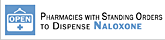 Pharmacies with Orders to Dispense Naloxone