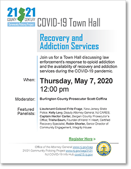 21/21 COVID-19 Town Hall - Recovery and Addiction Services