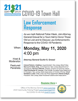 21/21 COVID-19 Town Hall - Law Enforcement Response.