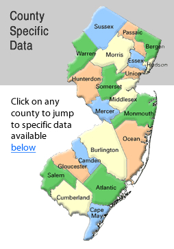 New Jersey County Map