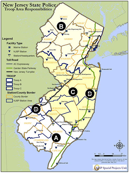 Road Stations Map