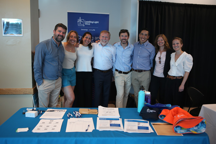 Leading Light Wind Team at Open House