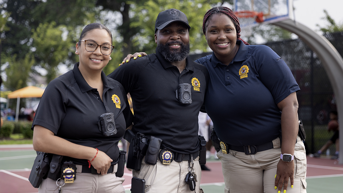 photo: three parole officers