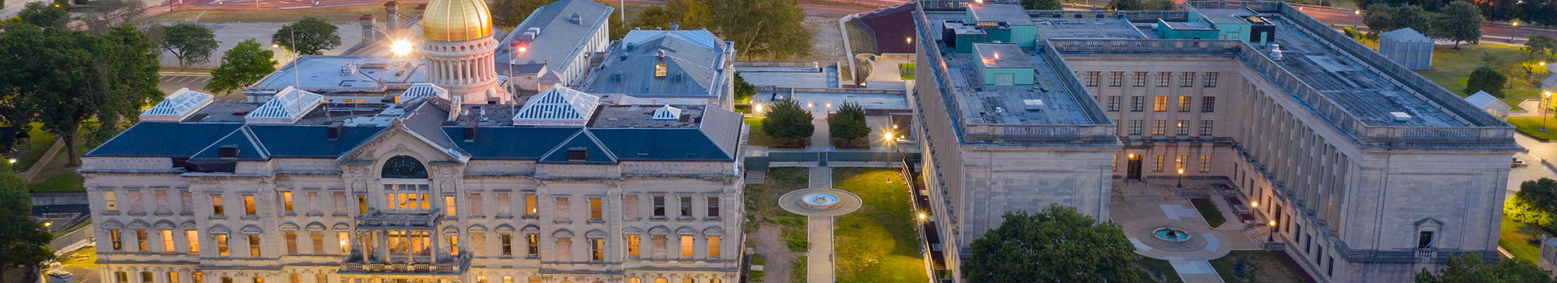 photo: Aerial view of new jersey State House