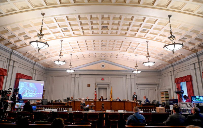 court room in session