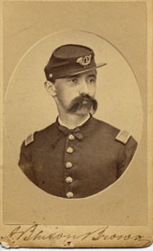 Captain A. Benson Brown, 9th NJ Volunteers, Photographer: Randall, Detroit, MI