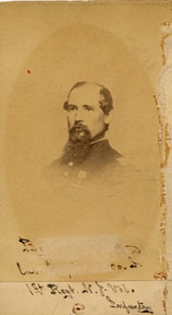 Captain Bailey B. Brown, 1st NJ Volunteers, Photographer: R. Newells, Philadelphia, PA