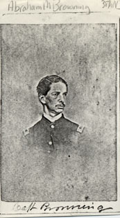 Captain Abraham M. Browning, 38th NJ Volunteers, Remarks: Photocopy