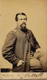 1st Lieutenant Adon W. Cattell, 3rd NJ Volunteers, Photographer: Rehn and Sons, Philadelphia, PA
