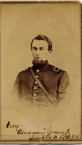 2nd Lieutenant Andrew T. Connett, 31st NJ Volunteers, Photographer: M. M. Mallon, Flemington, NJ