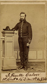 1st Lieutenant LaFayette Culver, 8th NJ Volunteers, Photographer: Francis Capen, Boston, MA, Remarks: Accession #1993.083