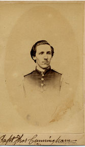Captain Thomas Cunningham, 38th NJ Volunteers, Photographer: S. Stokes, Trenton, NJ