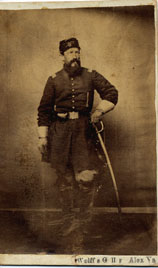 Captain William W. Gray, 1st NJ Cavalry, Photographer: Wolff, Alexandria, VA