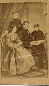 Abraham Lincoln, Commander in Chief, Remarks: Accession #1994.065; with family; reproduction of charcoal sketch