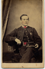 1st Lieutenant Stephen M. Lutz, 35th NJ Volunteers, Photographer: Good and Stokes, Trenton, NJ