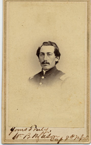 Captain William B. Mason, 8th NJ Volunteers, Photographer: Bogardus, New York, NY, Remarks: Accession #1993.083