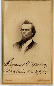 Chaplain Samuel T. Moore, 8th NJ Volunteers, Photographer: Brady, New York, NY, Remarks: Accession #1993.083