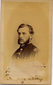 1st Lieutenant James B. Morris, 1st NJ Artillery, Photographer: Pach, Long Branch, NJ