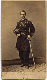 Major David A. Peloubet, 33rd NJ Volunteers, Photographer: Rolf, Newark, NJ