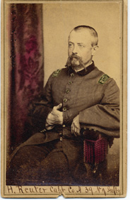 Captain Hermann Reuter, 39th NJ Volunteers, Photographer: Lord, New York, NY