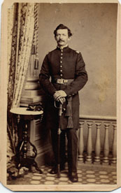 Charles Seaman, 34th NJ Volunteers, Photographer: Morris Moses, Trenton, NJ